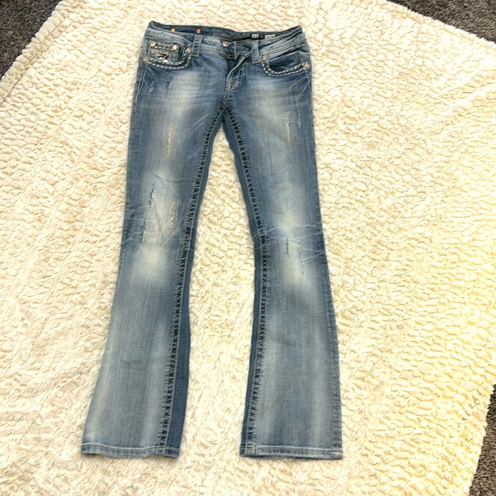 Low Rise Miss Me Jeans - Bootcut - Size 27